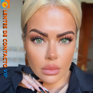 lentes de contacto de color gris