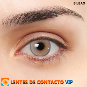 lentes de contacto de color gris