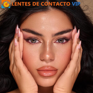 lentes de contacto de color gris