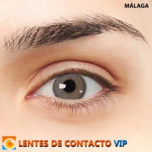 lentes de contacto de color gris