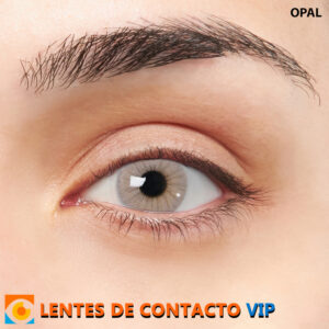 Lentes de contacto de color gris