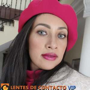 Lentes de contacto de color gris