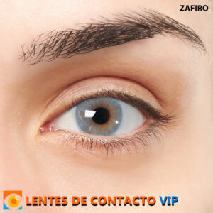 Lentes de contacto de color azul