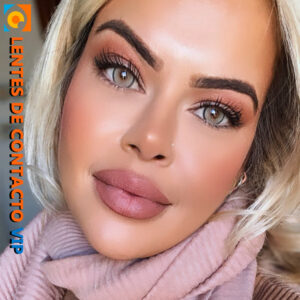 lentes de contacto de color gris