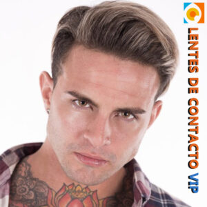 Lentes de contacto de color verde