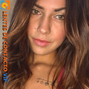 Lentes de contacto de color verde