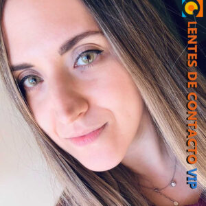 Lentes de contacto de color verde