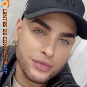 lentes de contacto de color gris