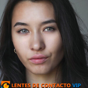 lentes de contacto de color gris