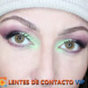 Lentes de contacto de color marron