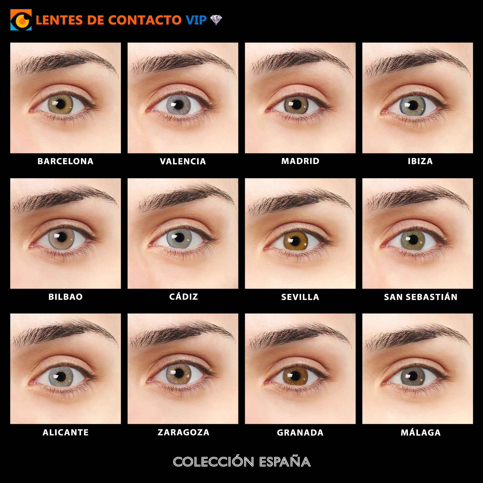 Lentes de Contacto VIP colección España