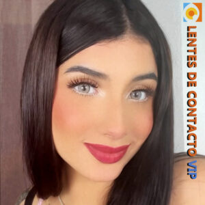 lentes de contacto de color gris