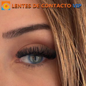 Lentes de contacto de color azul