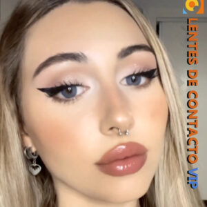 Lentes de contacto de color azul