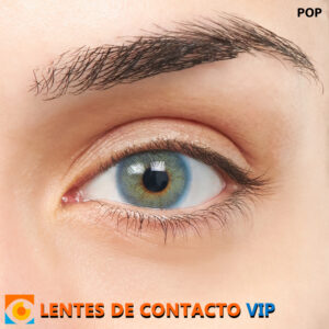 Lentes de contacto de color azul