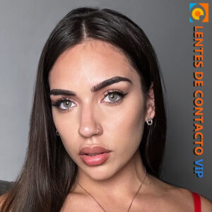 lentes de contacto de color gris